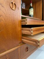 Danish Mid Century Teak Highboard - Image 4