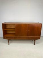 Danish Mid Century Teak Highboard - Image 5