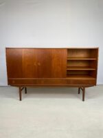 Danish Mid Century Teak Highboard - Image 6