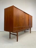 Danish Mid Century Teak Highboard - Image 9