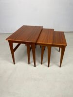 Mid Century Danish Nesting Tables by Kai Kristiansen - Image 4