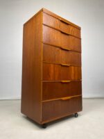 Mid-Century Austinsuite Teak Tallboy Chest of Drawers – Designed by Frank Guille - Image 5