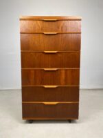 Mid-Century Austinsuite Teak Tallboy Chest of Drawers – Designed by Frank Guille - Image 8