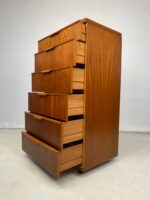 Mid-Century Austinsuite Teak Tallboy Chest of Drawers – Designed by Frank Guille - Image 4