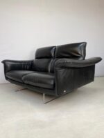 Vintage Designer Leather Sofa by Italsofa - Image 11