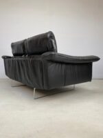 Vintage Designer Leather Sofa by Italsofa - Image 8