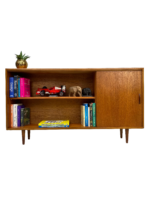 Mid-Century Danish Teak Open Bookcase