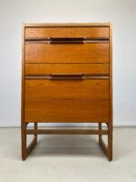 Mid-Century Teak Tallboy Chest of Drawers by Meredew - Image 2