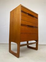 Mid-Century Teak Tallboy Chest of Drawers by Meredew - Image 3