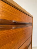 Mid-Century Teak Tallboy Chest of Drawers by Meredew - Image 5