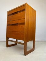 Mid-Century Teak Tallboy Chest of Drawers by Meredew - Image 7