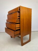 Mid-Century Teak Tallboy Chest of Drawers by Meredew - Image 6