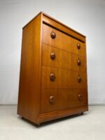 Exquisite Large Mid Century Teak Chest of Drawers by Elliot’s of Newbury - Image 2