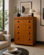 Exquisite Large Mid Century Teak Chest of Drawers by Elliot’s of Newbury - Image 7