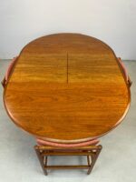 Rare Danish Mid Century Arne Hovmand-Olsen Teak Dining Table & Chairs  - Image 7