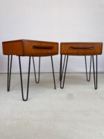 Pair of G Plan Fresco Mid Century Teak Bedside Tables by Victor Wilkins - Image 11