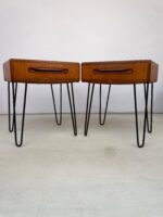 Pair of G Plan Fresco Mid Century Teak Bedside Tables by Victor Wilkins - Image 9