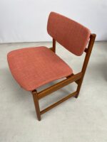 Set of Four Mid Century Danish Teak Dining Chairs — 1960s, Newly Upholstered - Image 8