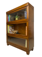 Globe-Wernicke Walnut Sectional Barrister Bookcase, c.1920s