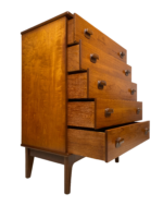 Mid Century Teak Danish Tallboy Chest of Drawers