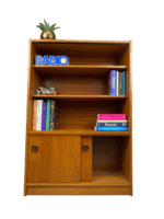 Mid-Century Teak Bookcase Unit