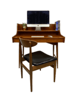 Extremely Rare Mid-Century Scandinavian 'Ola' Desk & Chair by John Texmon