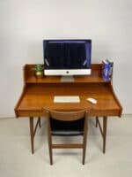 Extremely Rare Mid-Century Scandinavian 'Ola' Desk & Chair by John Texmon - Image 6
