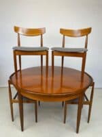 Mid-Century G Plan Teak Dining Table & Four Chairs by Ib Kofod-Larsen - Image 10