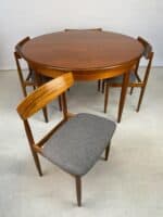 Mid-Century G Plan Teak Dining Table & Four Chairs by Ib Kofod-Larsen - Image 2