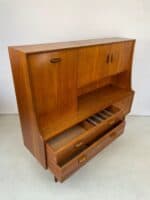 Mid-Century G Plan "Fresco" Teak Highboard / Cocktail Cabinet - Image 13