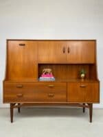 Mid-Century G Plan "Fresco" Teak Highboard / Cocktail Cabinet - Image 7