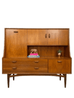 Mid-Century G Plan "Fresco" Teak Highboard / Cocktail Cabinet