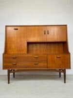Mid-Century G Plan "Fresco" Teak Highboard / Cocktail Cabinet - Image 14