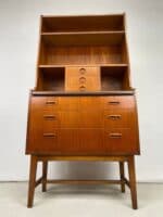 Mid-Century Danish Teak Adaptable Secretary Desk / Bookcase - Image 2