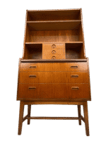 Mid-Century Danish Teak Adaptable Secretary Desk / Bookcase - Image 18