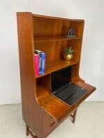 Mid-Century Danish Teak Adaptable Secretary Desk / Bookcase - Image 8