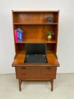 Mid-Century Danish Teak Adaptable Secretary Desk / Bookcase - Image 7