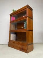 Antique Oak Sectional Bookcase by Globe Wernicke - Image 4