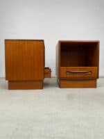 Pair of Mid-Century G Plan Teak Bedside Cabinets by Victor Wilkins - Image 3
