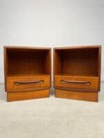 Pair of Mid-Century G Plan Teak Bedside Cabinets by Victor Wilkins - Image 2