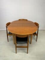 Mid-Century Jentique Teak Dining Table & Four Chairs - Image 5