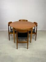 Mid-Century Jentique Teak Dining Table & Four Chairs - Image 2