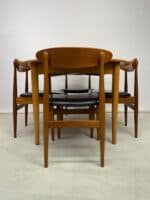 Mid-Century Jentique Teak Dining Table & Four Chairs - Image 9